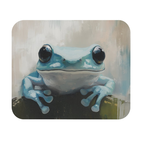 African Dwarf Frog Mouse Pad Cute & Colorful Painting