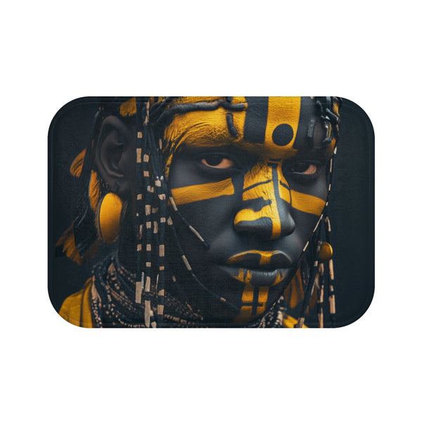 "African God Bath Mat: Sacred Luxury for Your Bathroom"