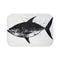 "Ahi Fish Gyotaku Bath Mat"