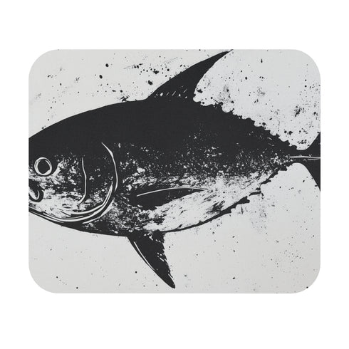 Ahi Fish Gyotaku Mouse Pad