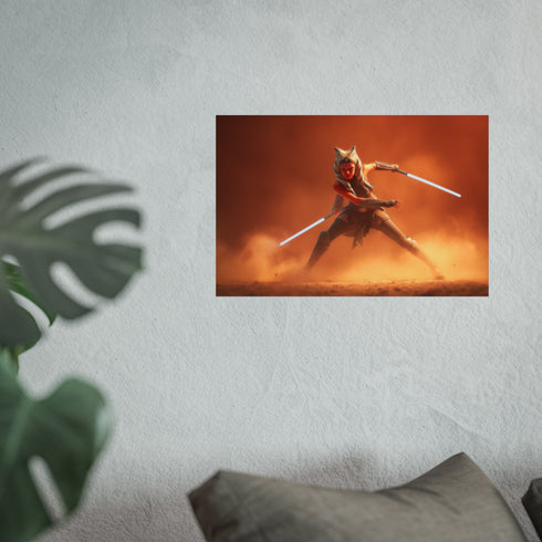 Ahsoka Tano Battle Pose Poster