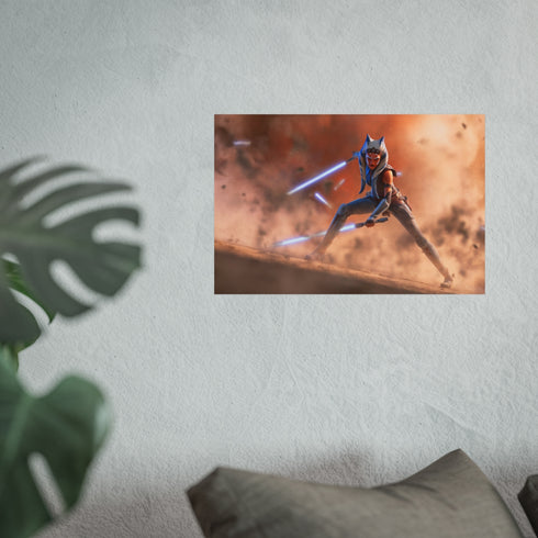 Ahsoka Tano Dynamic Battle Poster