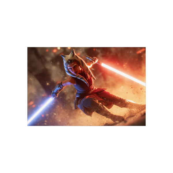 "Ahsoka Tano Epic Battle Poster"
