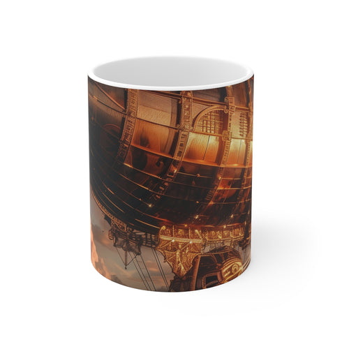 "Airborne Steampunk Adventure Mug"