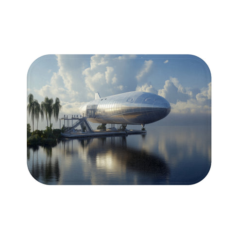 Airship Sky Island Bath Mat