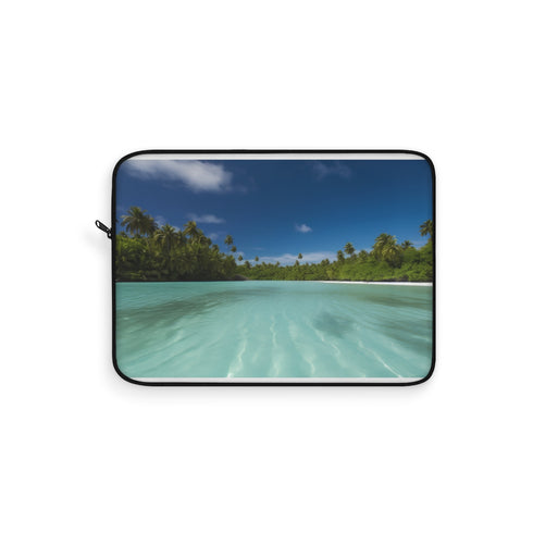 "Aitutaki Island Paradise Laptop Sleeve"