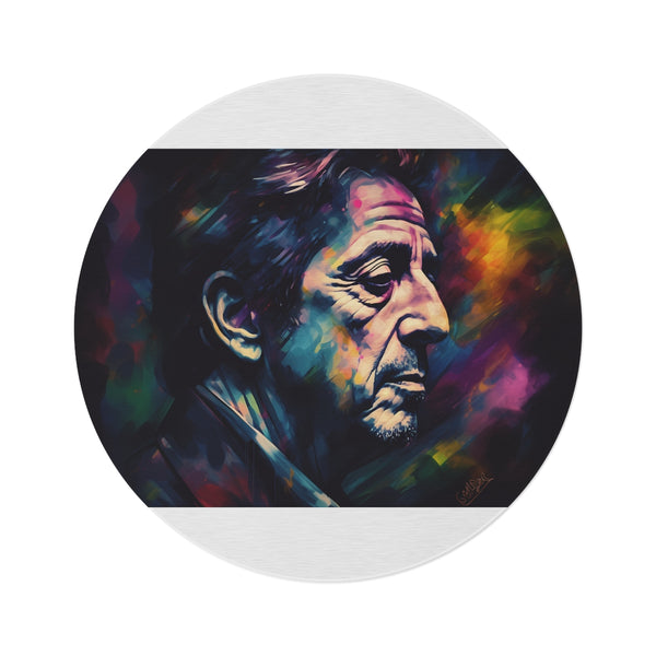 "Al Pacino Round Rug: Legendary Elegance"