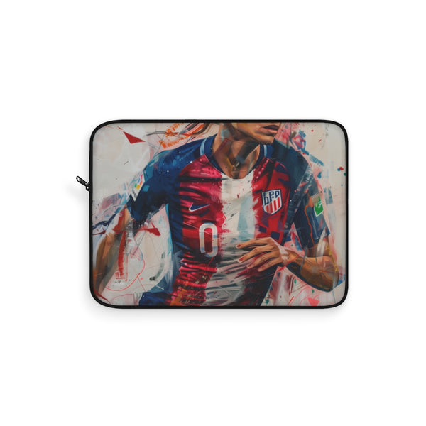 Alex Morgan Soccer Art Laptop Sleeve