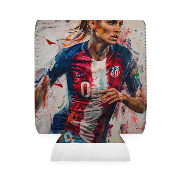 Alex Morgan Soccer Painting Can Cooler