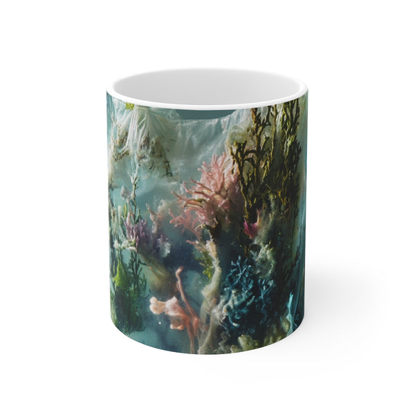 "Algae-Filled Plastic Bag Coffee Mug"