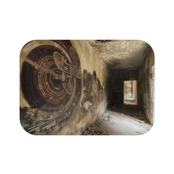 "Alien Astronaut Bath Mat Uncovered"