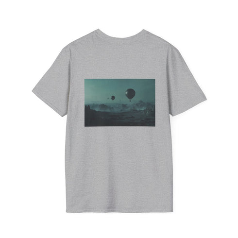 Alien Landscape Hot Air Balloon T-Shirt