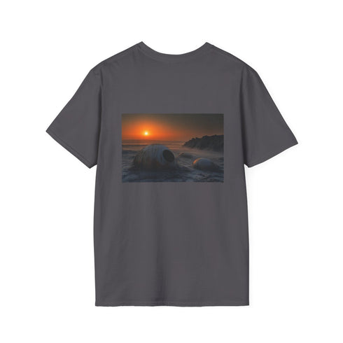 Alien Landscape Sunrise T-Shirt Design