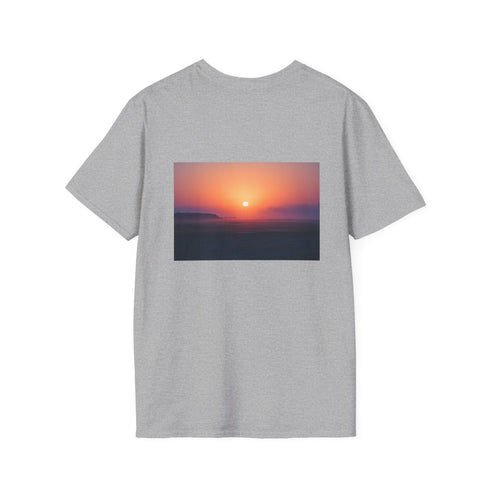 Alien Sunrise Landscape T-Shirt Design