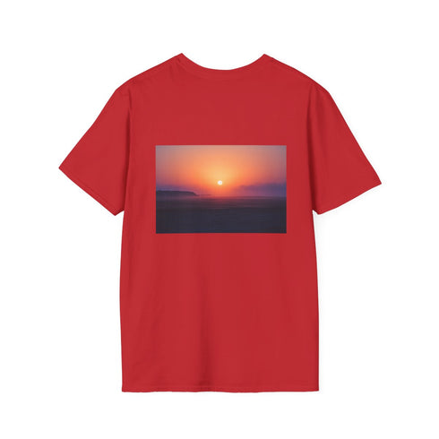 Alien Sunrise Landscape T-Shirt Design