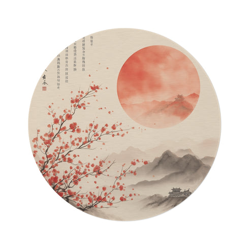 "Althou Blessing Round Rug"