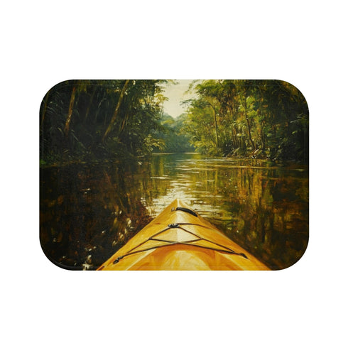 "Amazon Kayak Adventure Bath Mat"