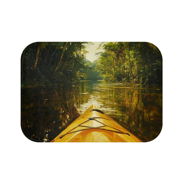 "Amazon Kayak Adventure Bath Mat"