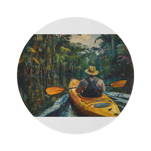 Amazon Kayak Journey Round Rug