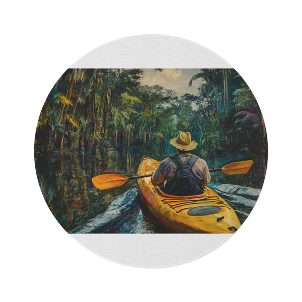 Amazon Kayak Journey Round Rug