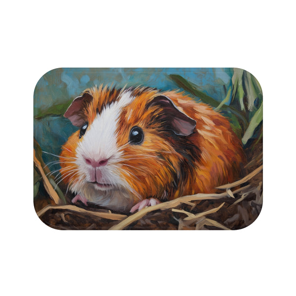 "American Guinea Pig Bath Mat: Adorable Home Decor"