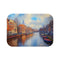 "Amsterdam Canal Painting Bath Mat"