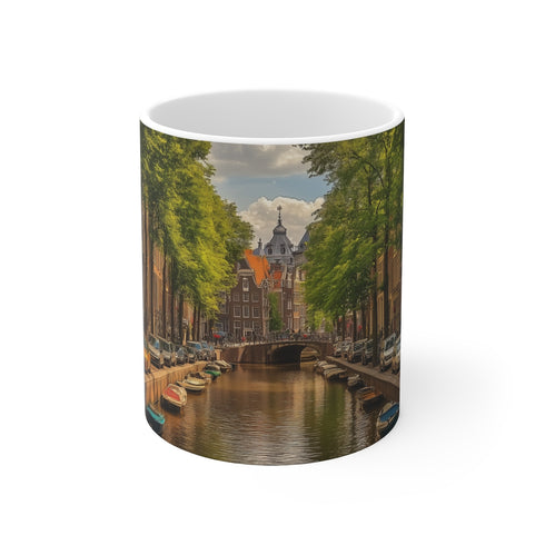 "Amsterdam Canals Artistic Coffee Mug"