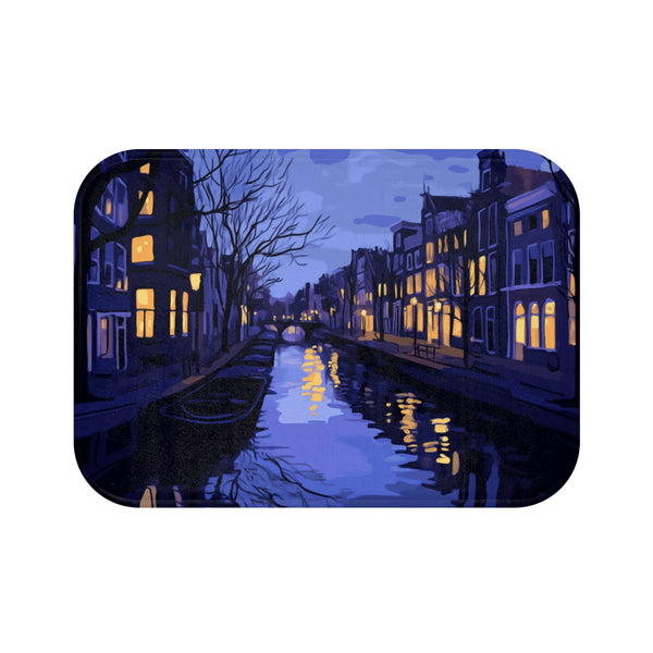 "Amsterdam Canals Bath Mat: Stunningly Artistic"