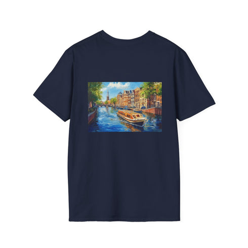 Amsterdam Canals Painting T-Shirt