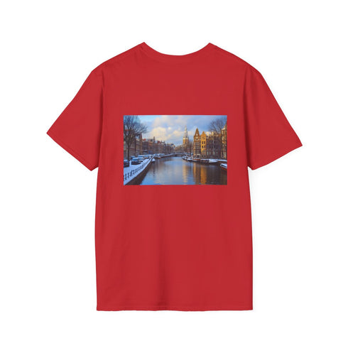 Amsterdam Canals Painting Tee: Navigate the Waterways