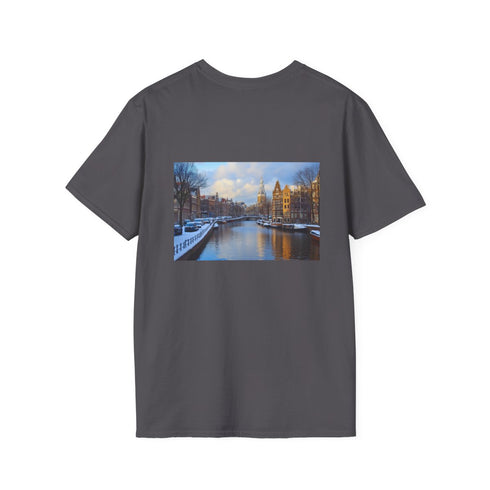 Amsterdam Canals Painting Tee: Navigate the Waterways