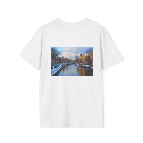 Amsterdam Canals Painting Tee: Navigate the Waterways