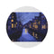 Amsterdam Canals Round Rug: Magnificent Amsterdam Painting