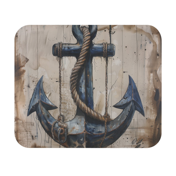 Anchor & Rope Nautical Mouse Pad