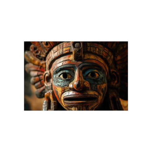 Ancient Mask with Cosmic Energy.