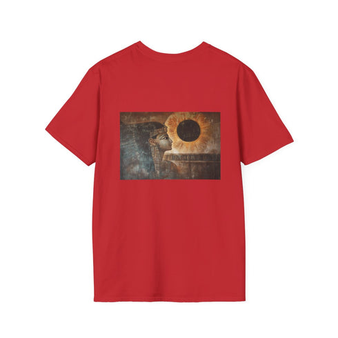 Ancient Mural Eclipse Glowing T-Shirt