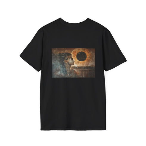 Ancient Mural Eclipse Glowing T-Shirt