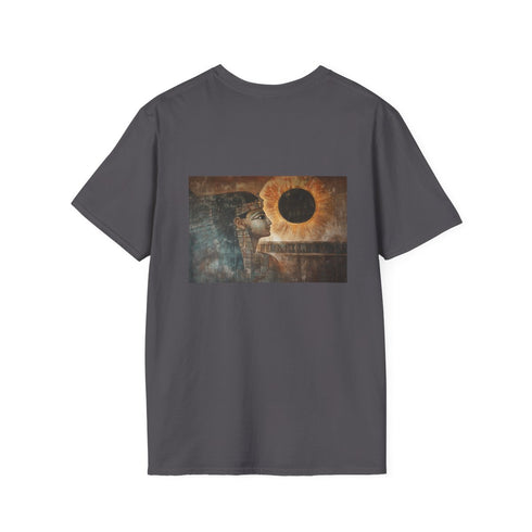 Ancient Mural Eclipse Glowing T-Shirt