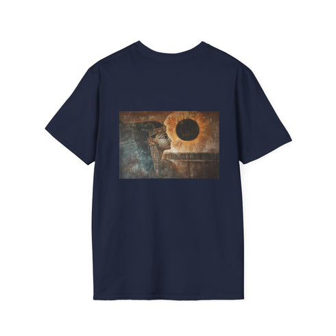 Ancient Mural Eclipse Glowing T-Shirt