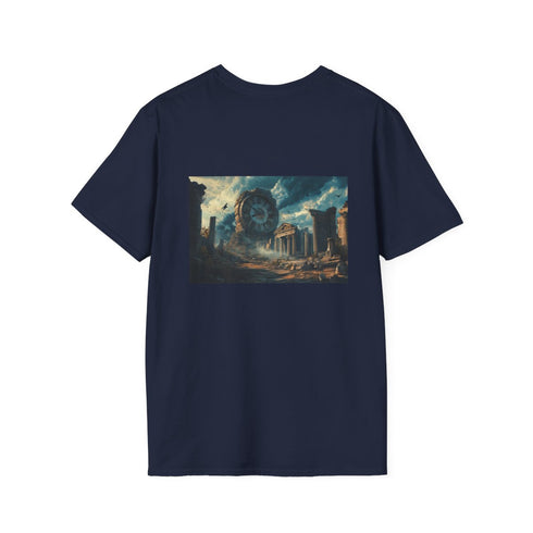Ancient Ruins Clock Melting Shirt