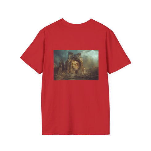 Ancient Ruins Clock Melting T-Shirt