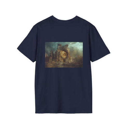 Ancient Ruins Clock Melting T-Shirt