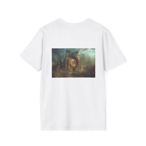Ancient Ruins Clock Melting T-Shirt