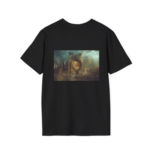 Ancient Ruins Clock Melting T-Shirt