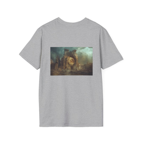 Ancient Ruins Clock Melting T-Shirt