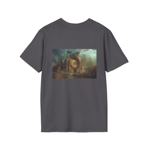 Ancient Ruins Clock Melting T-Shirt