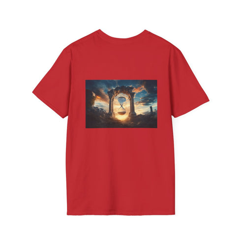 Ancient Ruins Hourglass Sky T-Shirt