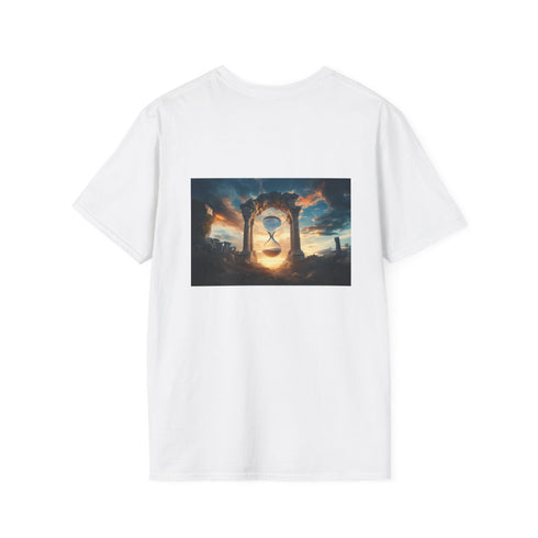Ancient Ruins Hourglass Sky T-Shirt