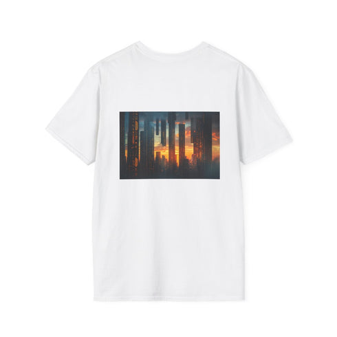 Ancient Runes City Skyline T-shirt.