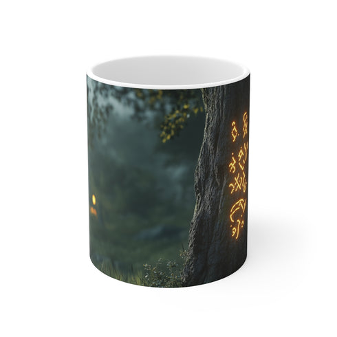 Ancient Tree Runes Coffee Mug